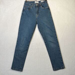Cotton On‎ Stretch Mom Jeans Women's Size 4 High Rise 5-Pocket Medium Wash